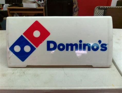 Domino's Pizza Delivery Car Topper Sign, Restaurant Advertising Sign! | #1813417884