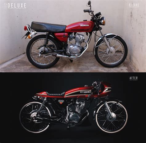 Honda CG125 Cafe Racer Deluxe by Fernando Casado – BikeBound