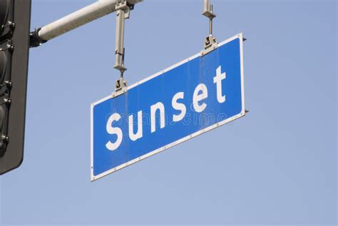 Sunset Blvd Street Sign stock photo. Image of movie, tourism - 4453528