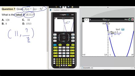 Function Evaluation Using TI Nspire Calculator YouTube