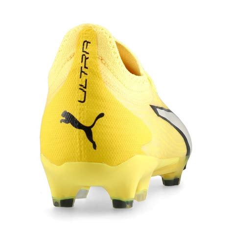 PUMA Ultra Ultimate FG AG Voltage Yellow Blaze Hvit Sort