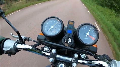 Honda CB125T top speed - YouTube