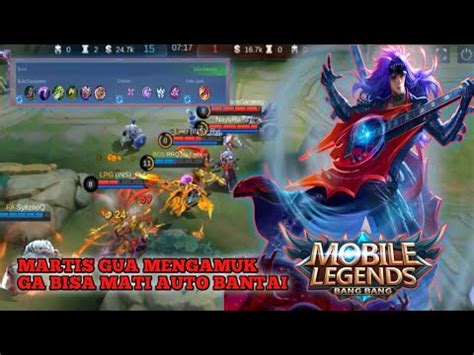 Gameplay Hyper Martis Mengamuk Bikin Musuh Ketar Ketir Mlbb Youtube