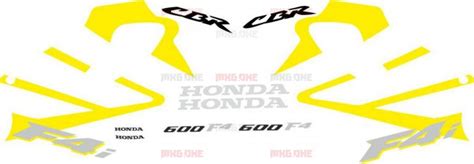 Honda Cbr F I Stickers Set Mxg One Best Moto Decals