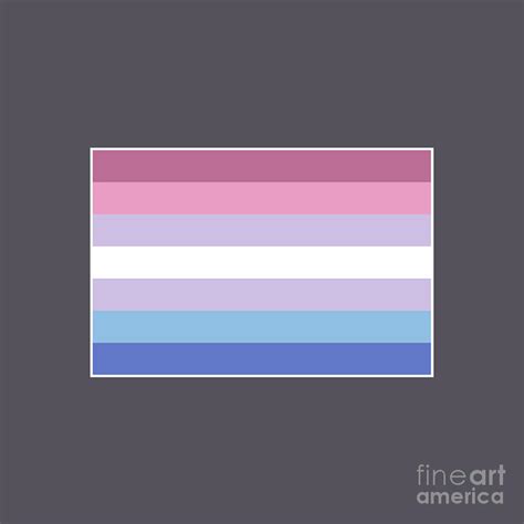 Bigender Flag Drawing by Charles P Hoover - Fine Art America