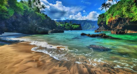 Hawaii Beach Desktop Wallpaper HD, 4K Free Download