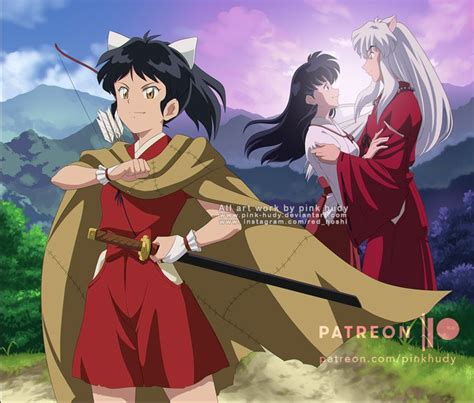 Inuyasha And Kagome And Their Daughter Moroha In New Generation New