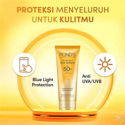 Jual PONDS Uv Protect Sun Serum Spf 50 PA UVA UVB Shopee Indonesia