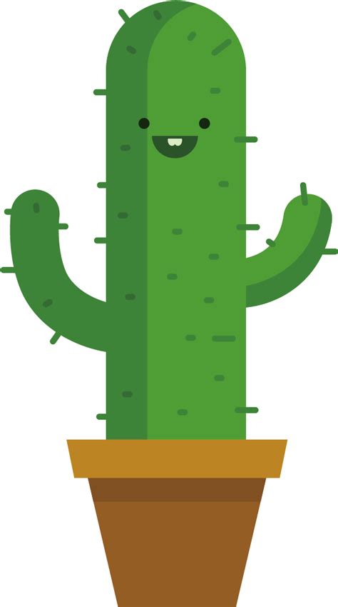 Plant Cactaceae Euclidean Vector Drawing Cactus Cartoon Drawing