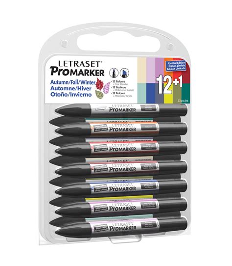 Letraset Promarker Autumn Winter 2014 Set 12 Pens Limited Edition