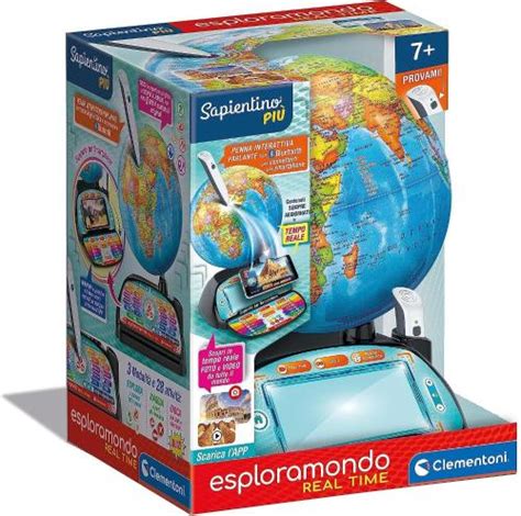 Prodotto CLE 16446 SAPIENTINO PIU MAPPAMONDO ESPLORAMONDO GLOBO