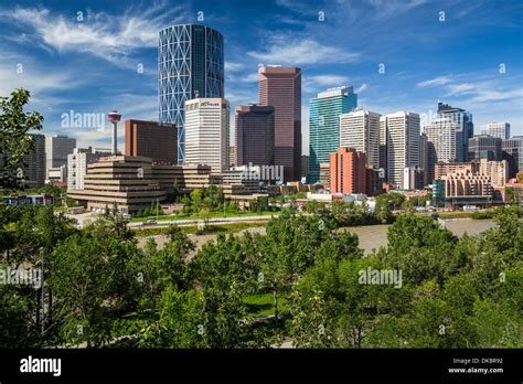 The city skyline of Calgary, Alberta, Canada Stock Photo - Alamy