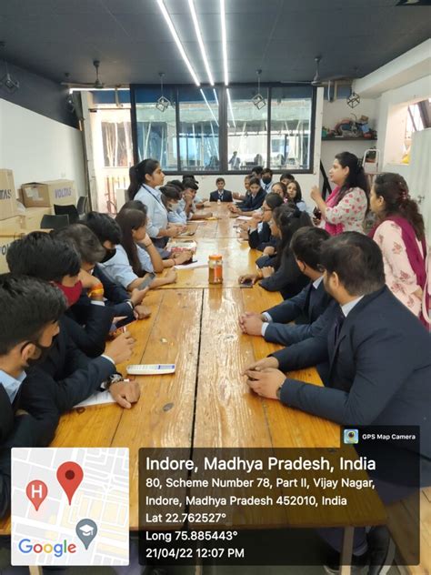 Industry Visit Hot Wax Indore Acropolis Institute Of Management