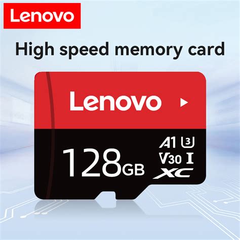 Cartão De Memória Lenovo Full HD Micro TF Mini SD Flash Para Telefone E