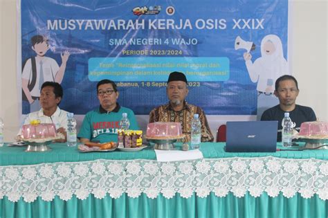 Masa Jabatan Berakhir Pengurus OSIS UPT SMAN 4 Wajo Hadapi Sidang LPJ