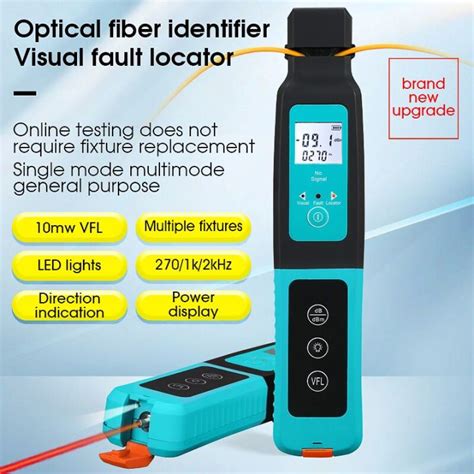 AUA 40 Optical Fiber Identifier Built In 10mw VFL And LED Light And