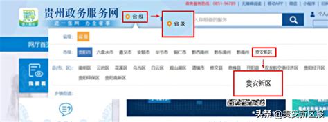 贵安新区政务服务网入口及事项申请操作说明95商服网