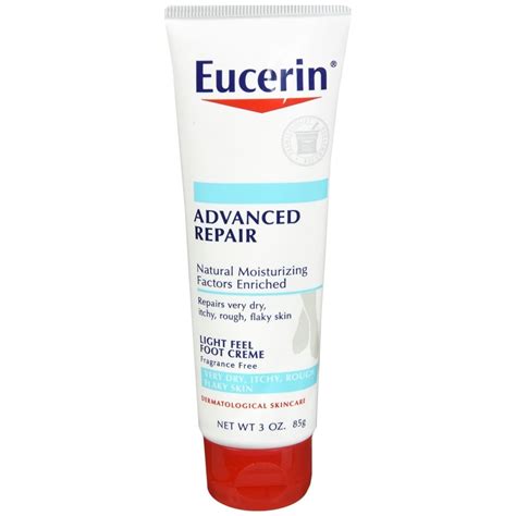 Eucerin Advanced Repair Light Feel Foot Creme 3 OZ Medcare