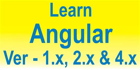 Learn Angular 1 X 2 X And 4 X Questpond