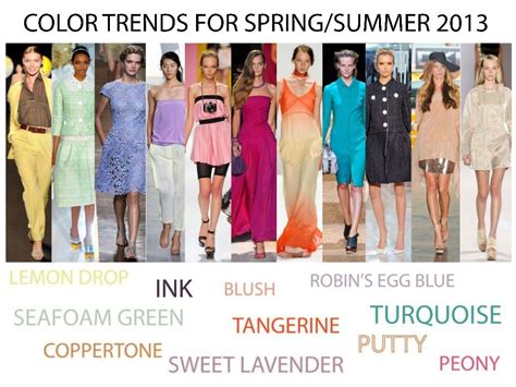 Spring Summer 2013 Color Trend Report