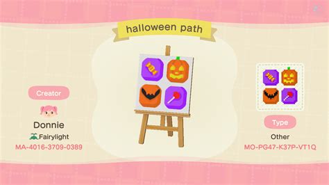 Halloween Path - Animal Crossing Pattern Gallery & Custom Designs