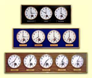 Product Listing - Multiple Time Zone Wall Clocks