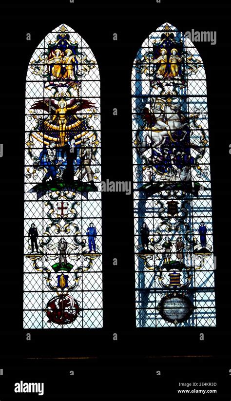 Salisbury Wiltshire England Salisbury Cathedral Stained glass Windows ...