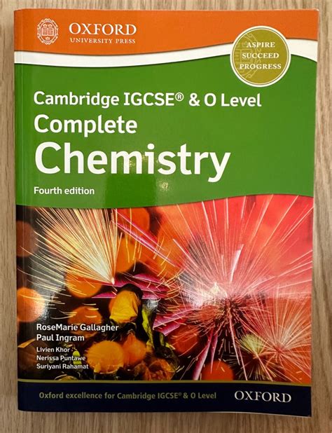 Cambridge IGCSE O Level Complete Chemistry Fourth edition 興趣及遊戲 書本