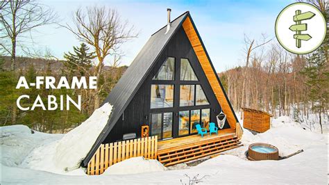 Stunning Modern A Frame Cabin With Open Concept Design FULL TOUR