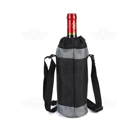 Sacola Para Copo E Garrafa Personalizada GKV70 Kit Vinho Redd Brindes