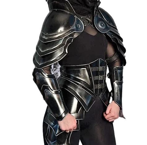 Medieval Larp Princess Black Lady Full Armor Costume Lady Cuirass Costume Armor Brave Lady