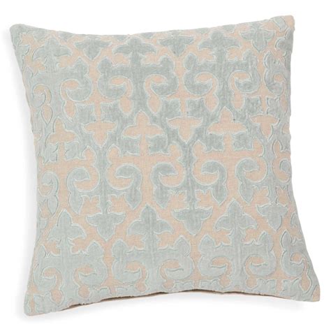 Housse de coussin en coton bleu 40 x 40 cm HÉLÈNE Maisons du Monde