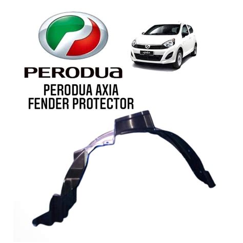 Perodua Axia Front Mudguard Fender Protector Leaf Cover Daun Pisang