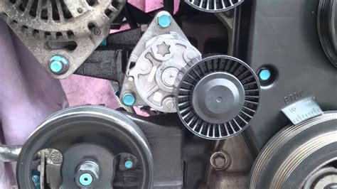 Alternator Belt Installation Kia Hyundai Crdi Youtube