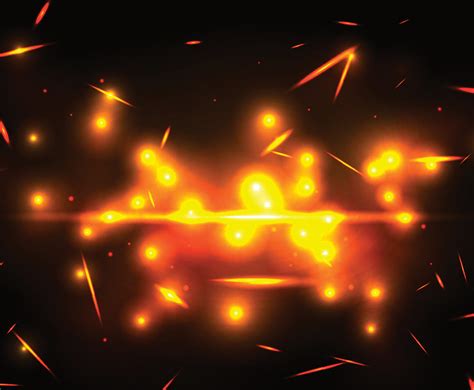 Fire Flare Effect Background Vector Art Graphics Freevector