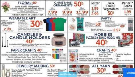 Hobby Lobby Weekly Ad Oct Oct