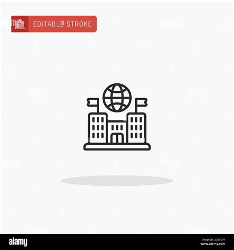 Embassy Icon Vector Embassy Icon For Presentation Stock Vector Image And Art Alamy