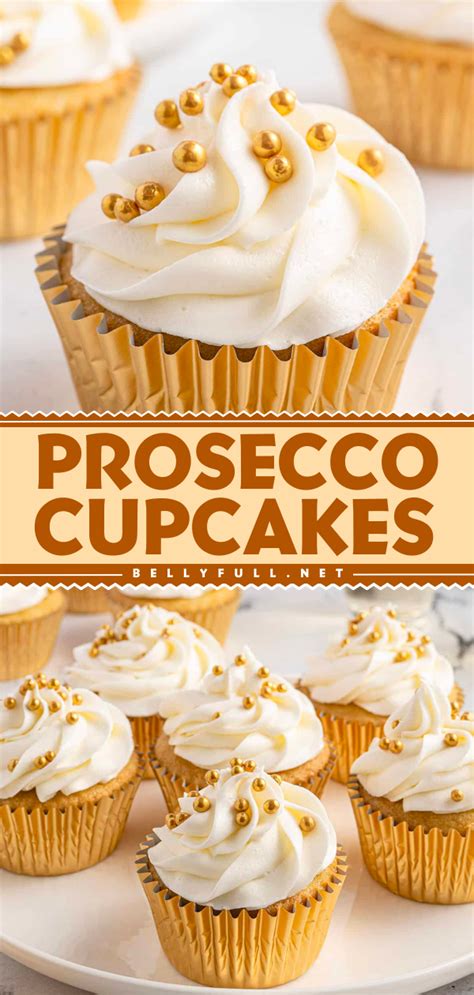 Prosecco Cupcakes Cupcake Recipes Easy Cupcake Recipes Homemade Recipes