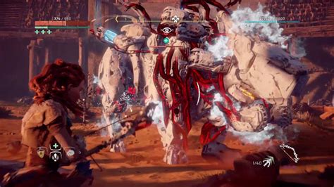 Horizon Zero Dawn Corrupted Behemoth Battle The Terror Of The Sun