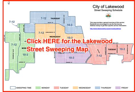 Lakewood Street Sweeping 2023 Schedules Maps Holidays