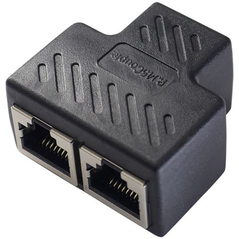 Casoter Câble Ethernet Rj45 Répartiteur De Réseau 1 Femelle Vers 2 Femelles Lan Ethernet Câble