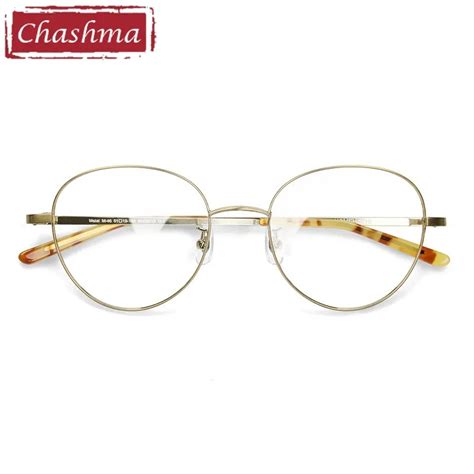 Chashma Frame Women Round Retro Prescription Glasses Oval Recipe