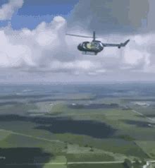 Helicopter Air Flip Crashing Down GIF | GIFDB.com