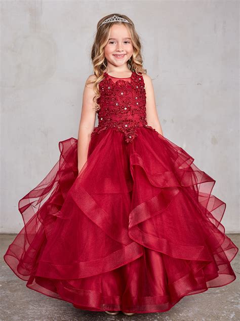 Girls Red Dresses Girls Long Or Short Formal Dresses