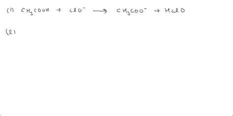 Solved Given The Following Information Acetic Acid Ch Cooh