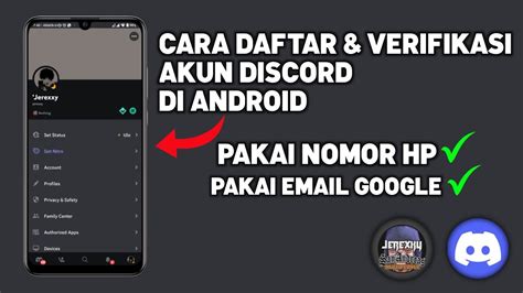 Tutorial Cara Daftar Dan Verifikasi Akun Discord Di Android Memakai