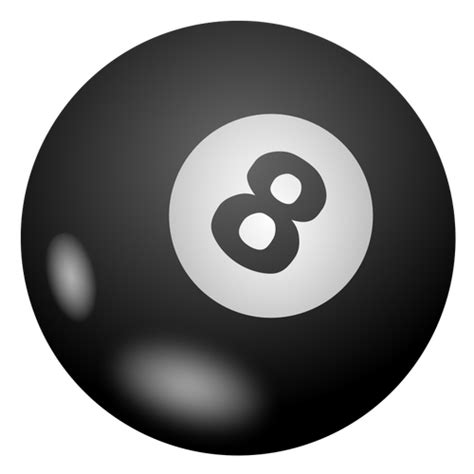 Vector drawing of pool ball 8 | Public domain vectors