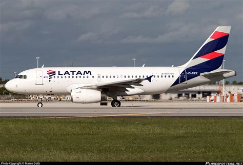 HC CPZ LATAM Airlines Ecuador Airbus A319 132 Photo By Marco Dotti ID