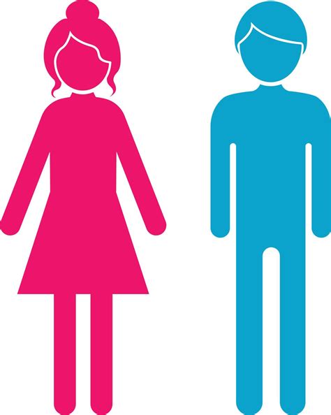 Toilet Women and Men Icon Sign Symbol vector clipart 15715519 Vector