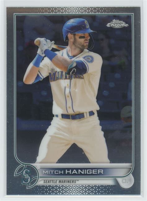 Topps Chrome Mitch Haniger Seattle Mariners Ebay